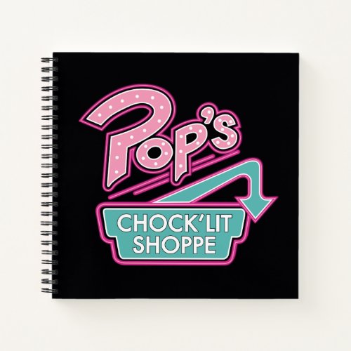 Pops ChockLit Shoppe Pink Logo Notebook