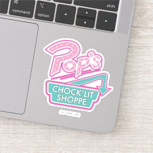 Pop's Chock'Lit Shoppe Pink Logo Sticker