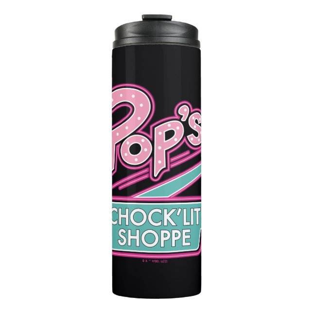 Pop's Chock'Lit Shoppe Pink Logo Thermal Tumbler (Front)