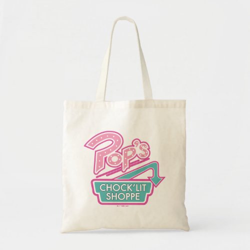 Pops ChockLit Shoppe Pink Logo Tote Bag
