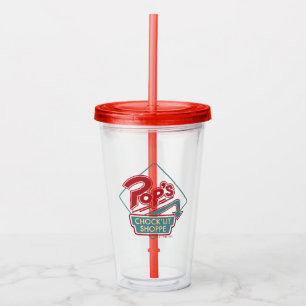 Pop's Chock'Lit Shoppe Red Logo Acrylic Tumbler