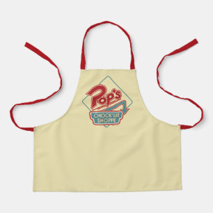 Pop's Chock'Lit Shoppe Red Logo Apron
