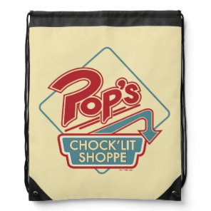 Pop's Chock'Lit Shoppe Red Logo Drawstring Bag