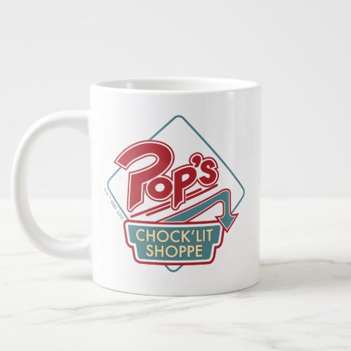 Pops ChockLit Shoppe Red Logo Giant Coffee Mug