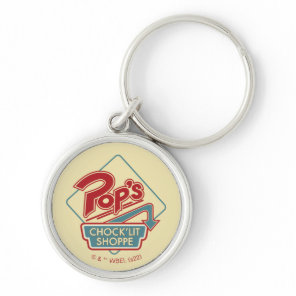 Pop's Chock'Lit Shoppe Red Logo Keychain