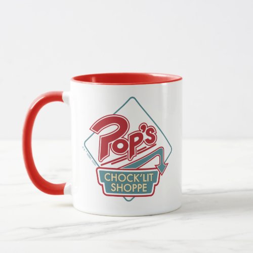 Pops ChockLit Shoppe Red Logo Mug