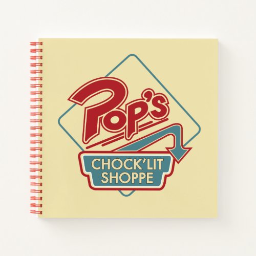 Pops ChockLit Shoppe Red Logo Notebook