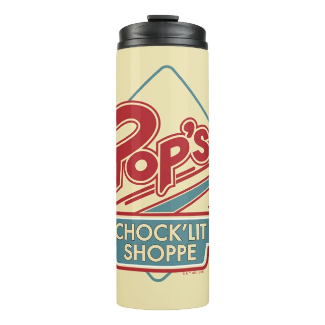 Pop's Chock'Lit Shoppe Red Logo Thermal Tumbler (Front)