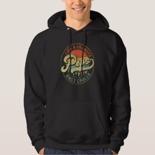 Pops Like A Grandpa Only Cooler Vintage Fathers Da Hoodie
