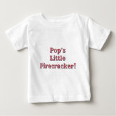 Mimi's Little Firecracker! USA 250 Fireworks Baby T-Shirt | Zazzle