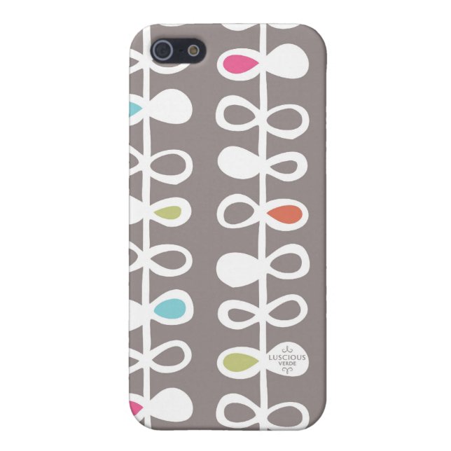 Pops of Modern, Colorful Petals iphone 5 case (Back)