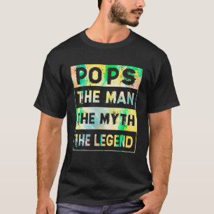 POPS THE MAN THE MYTH THE LEGEND Father s Day Mens T-Shirt