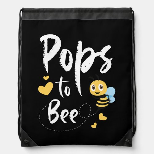 Pops To Bee Cute Matching Family  Drawstring Bag