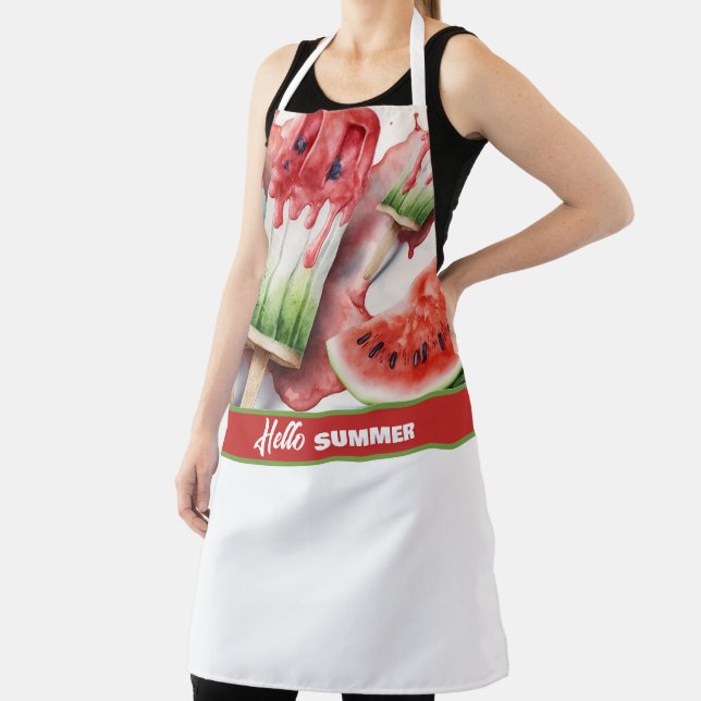 Popscles and Watermelon, HELLO SUMMER  Apron (Insitu)