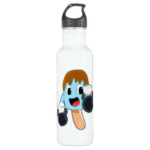 Popsicle at Strength training with Dumbbells Stainless Steel Water Bottle