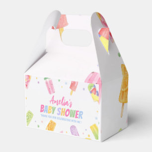 Popsicle Baby Shower Ice Cream Summer Party Favor Boxes