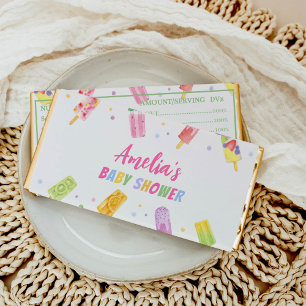 Popsicle Baby Shower Ice Cream Summer Party Hershey Bar Favors
