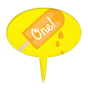 Popsicle Birthday Party Cake Topper