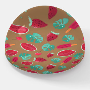 Popsicle, Cherry, Strawberry & Watermelon Leaves Paperweight