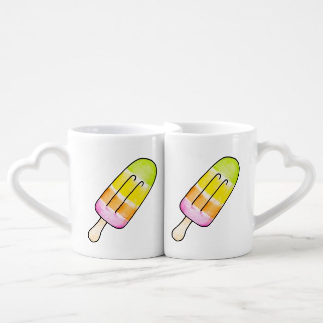 Popsicle Coffee Mug Set (Front Nesting)