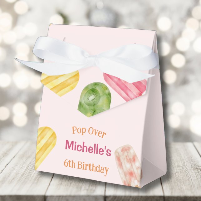Popsicle cold Summer Birthday Favor Boxes (Creator Uploaded)