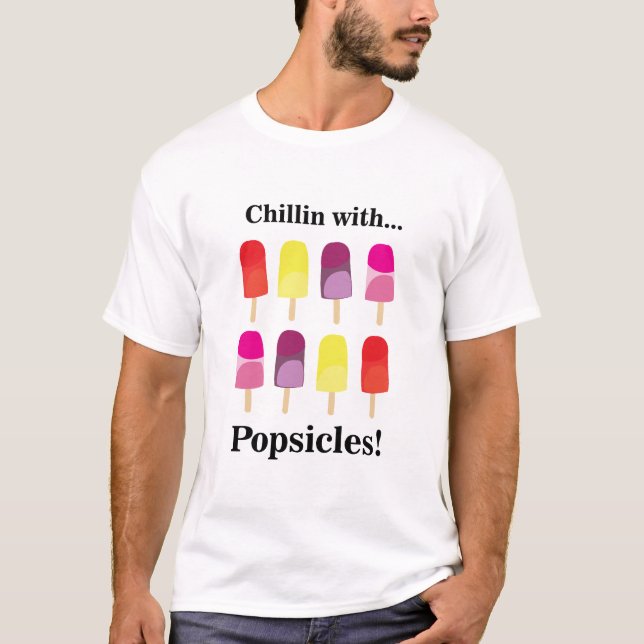 Popsicle Colorful Summer T-Shirt (Front)