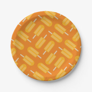Popsicle Cute Summer 1st Birthday Party Theme Paper Plates