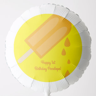 Popsicle Cute Summer Kid's Birthday Party Balloon