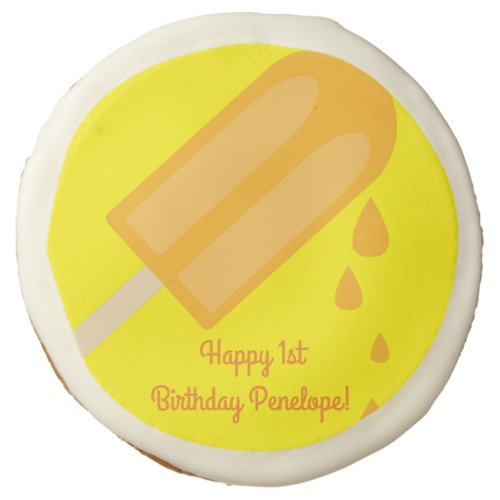 Popsicle Cute Summer Kids Birthday Party Sugar Cookie