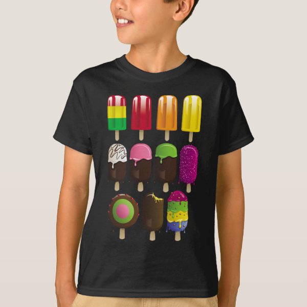 cat riding popsicle shirt