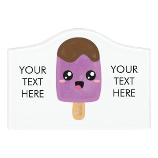 Popsicle  door sign