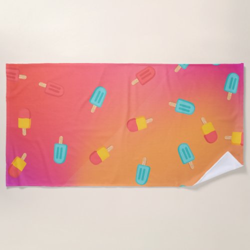 Popsicle Dream  Beach Towel