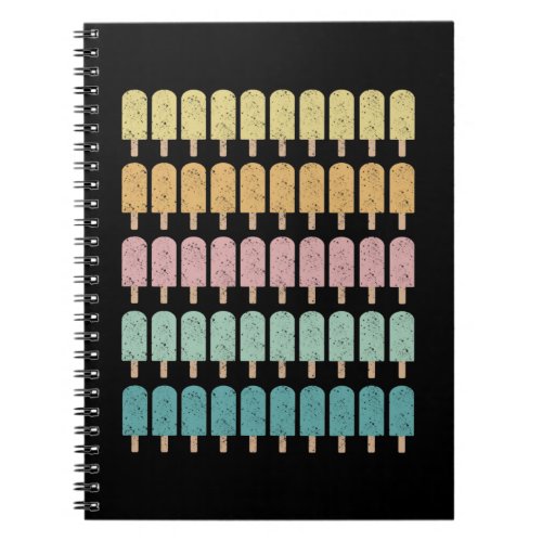Popsicle ice cream gift notebook