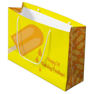 Popsicle Kid's Birthday Party Large Gift Bag