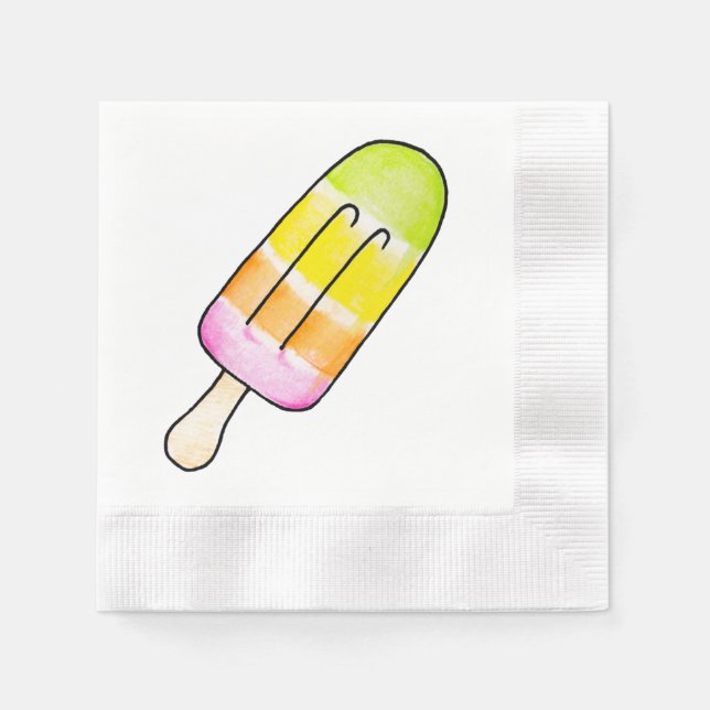 Popsicle Paper Napkins (Front)