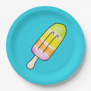 Popsicle Paper Plates