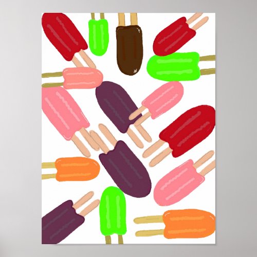 Popsicle Paradise Poster
