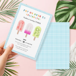 Popsicle Party Invitation