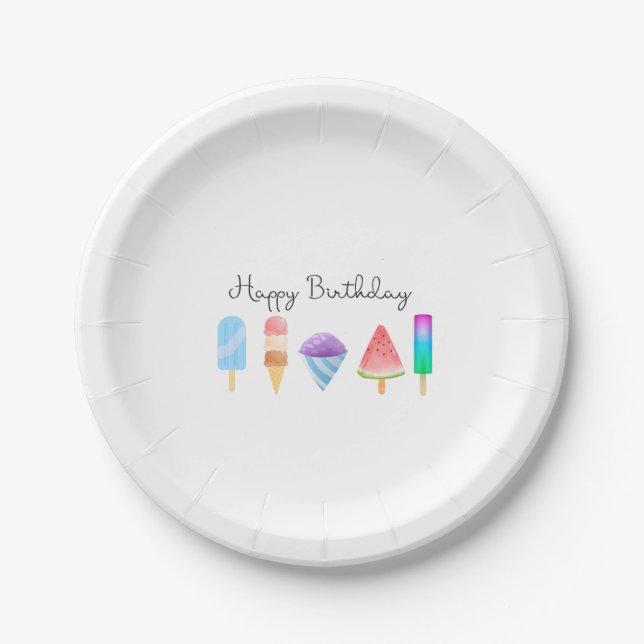 Popsicle Party Plates (Front)