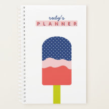 Popsicle Personalized Script Name Calendar
