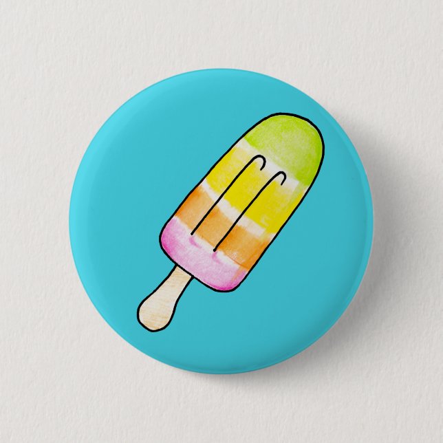 Popsicle Pinback Button (Front)