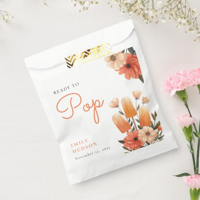 Popsicle Ready to Pop Baby Shower Favor Bag (Sealed)