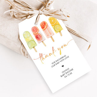 Popsicle Ready to Pop Baby Shower Favor Tags