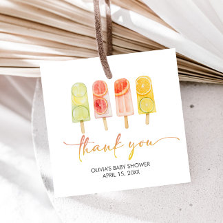 Popsicle Ready to Pop Baby Shower Favor Tags