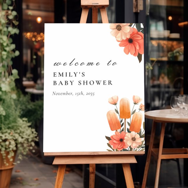 Popsicle Ready to Pop Baby Shower  Foam Board (Creator Uploaded)