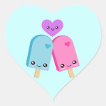 Popsicle Sweet Kawaii Heart Stickers