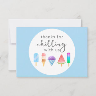 Popsicle Thank You Card