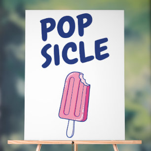 Popsicle Wall Art Acrylic Sign