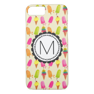 Popsicles and Ice Cream Personalized Monogram iPhone 8/7 Case
