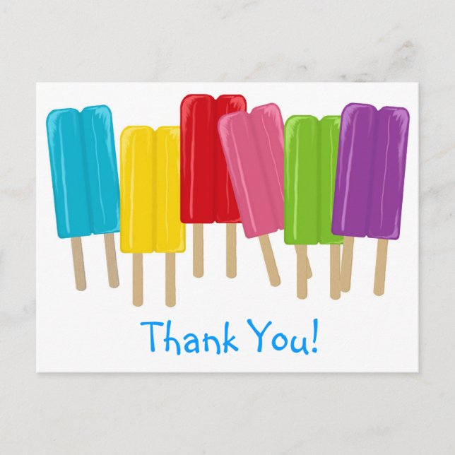 Popsicles and Polka Dots Postcard (Front)
